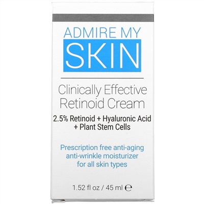 Admire My Skin, Clinically Effective Retinoid Cream, 1.52 fl oz (45 ml)