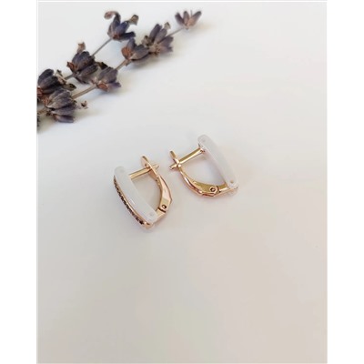 Серьги с керамикой