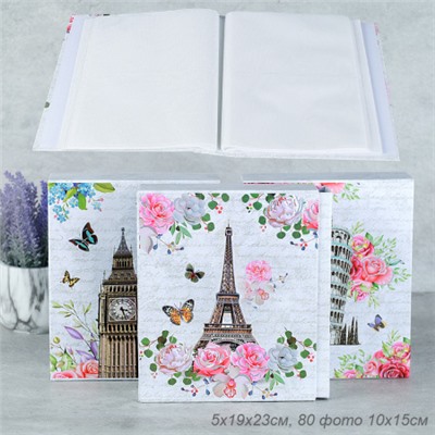 Фотоальбом 80 фото 10x15 Города / 9390 /уп 48/