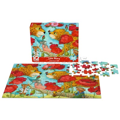 IQ Пазл с отличиями 96 "История любви"