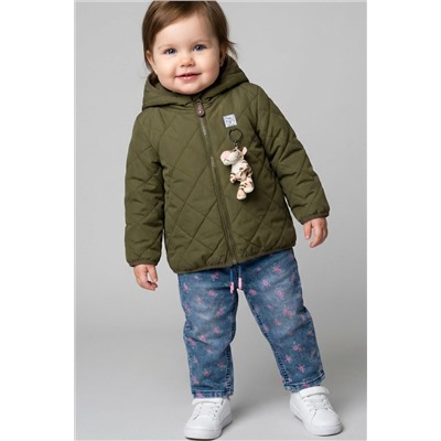 Брюки детские текстильные джинсовые для девочек PLAYTODAY, 1243840