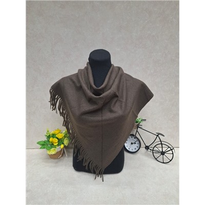 Платок из кашемира, цвет шоколад