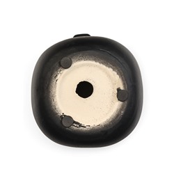 Горшок для цветов «Мистер Твикс» керамический, 1 л, 12×12×12 см, чёрный