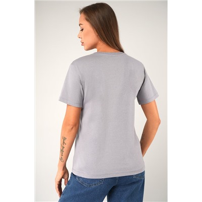 Женская базовая хлопковая футболка Happyfox