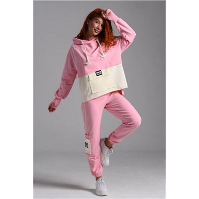 7431 толстовка женская (Розовый)