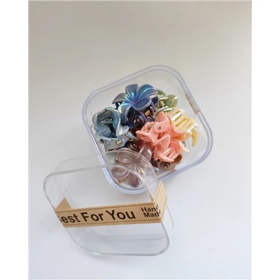 Набор крабиков для волос в боксе (10 шт)