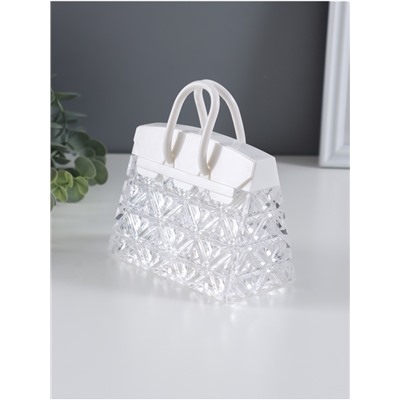 Фигурка светящаяся RISALUX «Дамская сумочка», LED-ночник, 3×AG13, 11.5×6.5×13 см