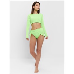 Купальник раздельный с косынкой женский MINAKU, размер 42, зелёный