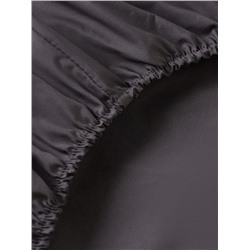 Простыня на резинке 1.5-спальная «Этель» Carbon, 140×200+30 см, перкаль
