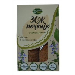 Печенье овсяное ЗОЖ с семенами чиа 150г ЭКОПРОДУКТЫ, 1184439