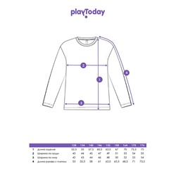 Фуфайка трикотажная для мальчиков (футболка с длинными рукавами)
