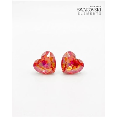 Серьги с кристаллами Swarovski