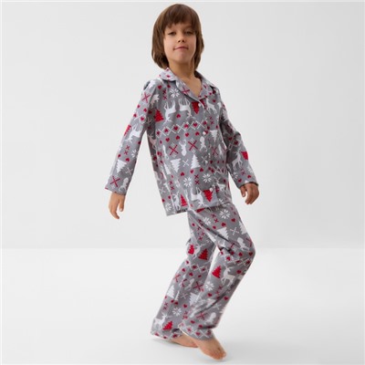 Пижама детская KAFTAN «Скандинавия» размер 36 (134-140 см)