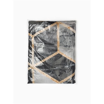 Постельное бельё 1.5-спальное «Экономь и Я», микрофибра 60 г/м², чёрное, белое