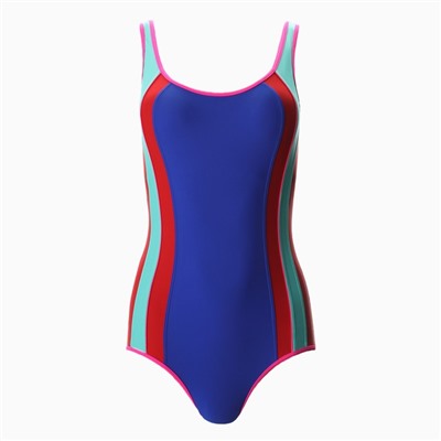 Купальник женский слитный, цвет васильковый, размер 44 (38)