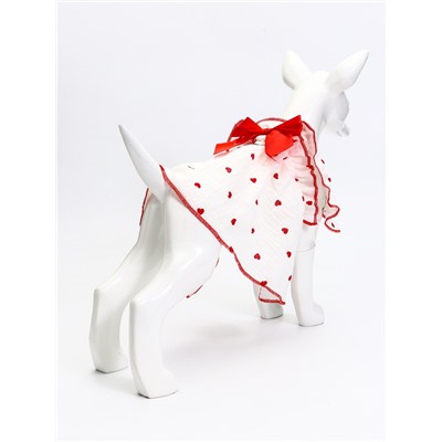 Платье для животных «Зефирка», полиэстер, M, ДС 30, ОГ 40 см, полиэстер