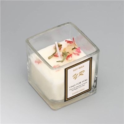 Ароматическая свеча в стакане Soy Wax, морская соль и шалфей