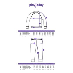 Термокомплект трикотажный для девочек: брюки, толстовка