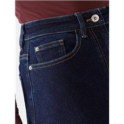 Джинсовая юбка из плотной эластичной джинсы 13.8OZ.