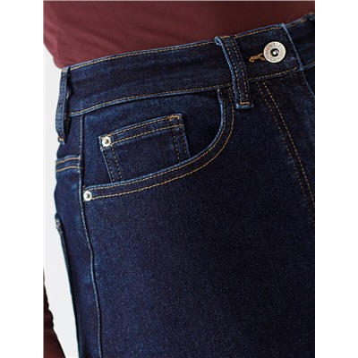 Джинсовая юбка из плотной эластичной джинсы 13.8OZ.