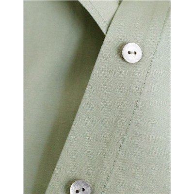 Блузка с широкими рукавами 3/4 из плотного лиоцелла