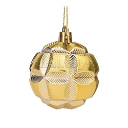 Набор новогодних украшений "Шарики и звездочки" 3-6см*27шт