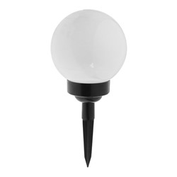 Садовый светильник на солнечной батарее «Большой шар», 20×42×20 см, 4 LED, свечение белое