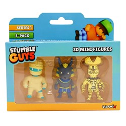 3D фигурка, 3 шт в упаковке, 5 см,