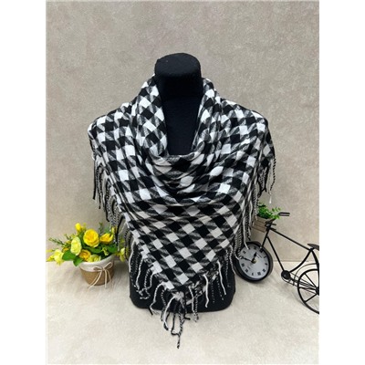 Тёплый платок  из шерсти мультицвет