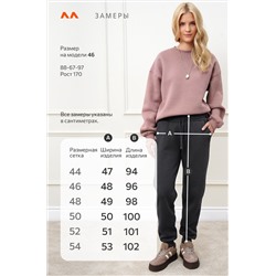 Женские брюки из футера с начесом Happyfox