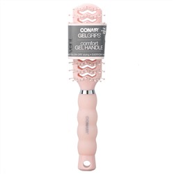 Conair, Продуваемая расческа для укладки Gel Grips с удобной гелевой ручкой, 1 шт.
