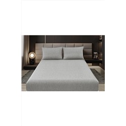 Простыня на резинке Страйп Меланж с высотой борта 25 см НАТАЛИ, 1127597