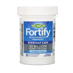 Nature's Way, Fortify Men's 30 Billion Probiotic, 30 Vegetarian Capsules