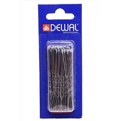 Dewal Шпильки для волос волна SLT70V-1/60, 70 мм, черный, 60 шт. KRISTALLER, 1118479
