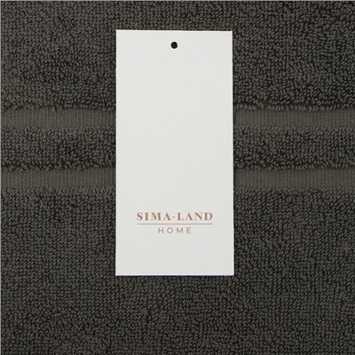 Коврик махровый SL HOME: Basic «Олива», 50×70 см, хлопок 100%