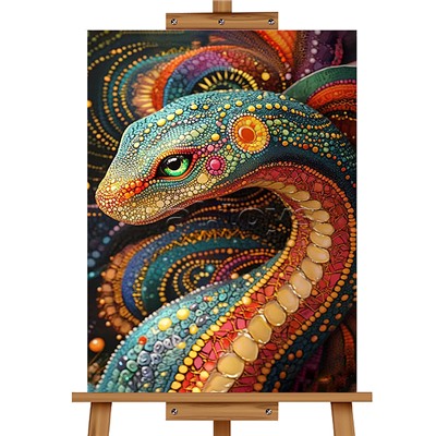 Мозаика алмазная "Змея" 20*30см