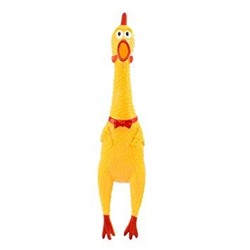Резиновая игрушка-антистресс петух Shrilling chicken