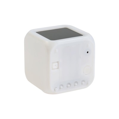 Часы - будильник LB-03, дата, температура, подсветка, белый