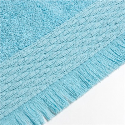 Полотенце махровое LoveLife «Аморе» 50×90 см, голубой, 100% хлопок, 450 г/м²