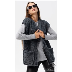 Жилет "Тедди" графит