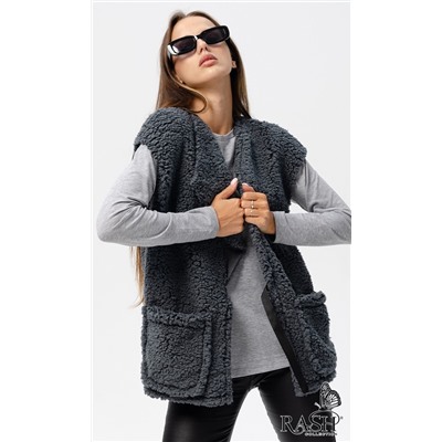 Жилет "Тедди" графит