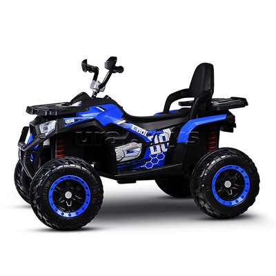 Электромобиль детский "Квадроцикл" (цвет черно-синий)