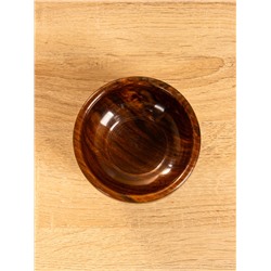 Чаша на ножке «В самое сердце», 10×10×7 см, дерево шишам