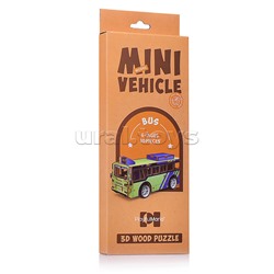 Конструктор дерев. 3Д "Автобус" (30 дет.)