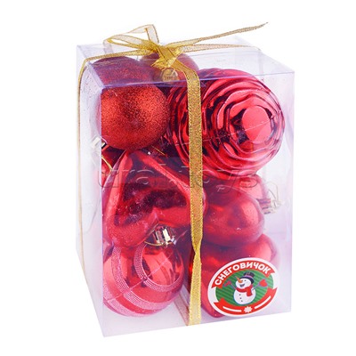 Набор новогодних украшений (12шт.) в коробке