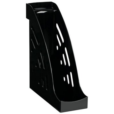 Лоток для бумаг вертикальный  95 мм Эксперт черый ЛТВ-30859 Стамм