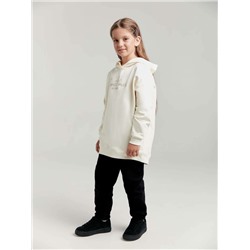 Джемперы CONTE DD 1452 Удлиненненное oversize-худи на флисе с вышивкой