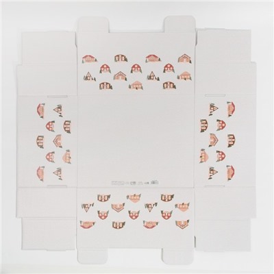 Коробка подарочная новогодняя складная «Хюгге», 31×25.5×16 см, Новый год