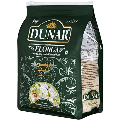 Dunar Elonga Basmati Rice / Рис Басмати Элонга 1 кг