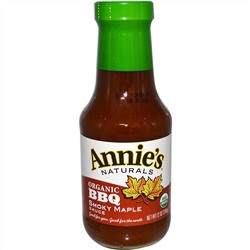 Annie's Naturals, Органический соус барбекю с жидким дымом и кленовым сиропом, 12 унций (340 г)